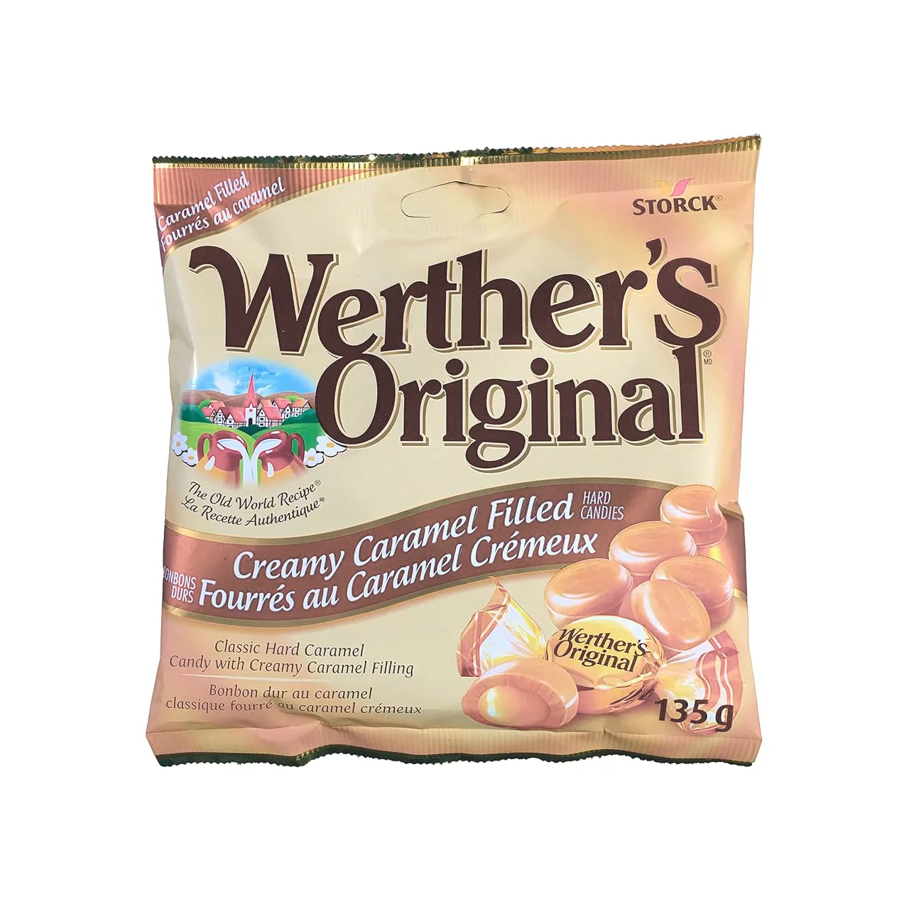 Werther's - Original Creamy Caramel Filled Hard Candies | 135 g