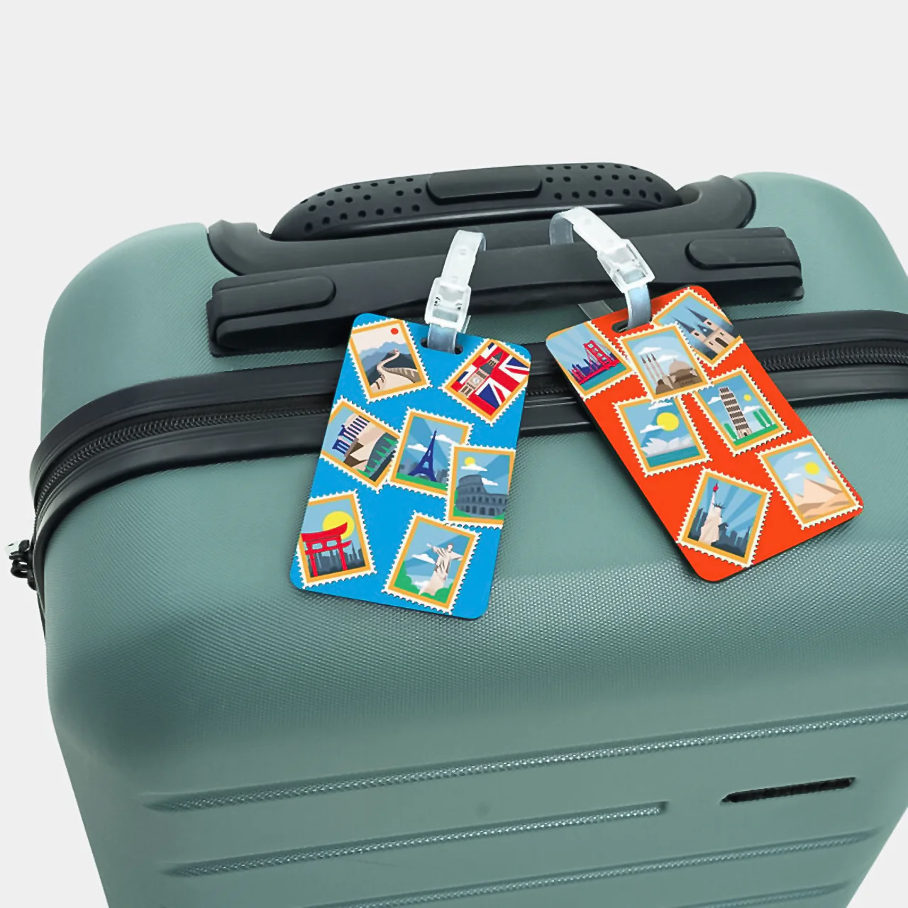 Travelon - Set of 2 Luggage Tags, World Attraction - Image 2