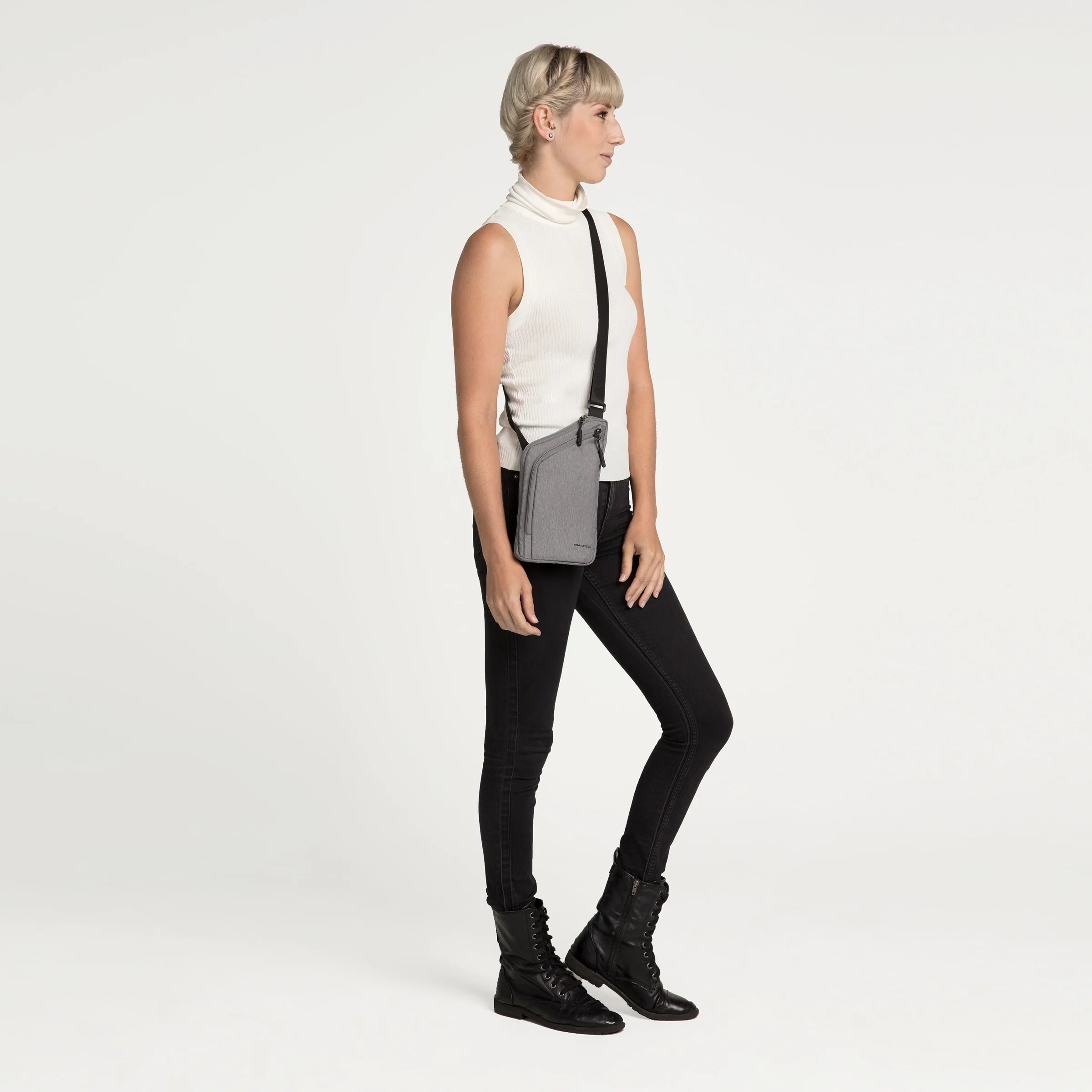 Travelon - World Travel Essentials Slim Crossbody Bag - Image 6