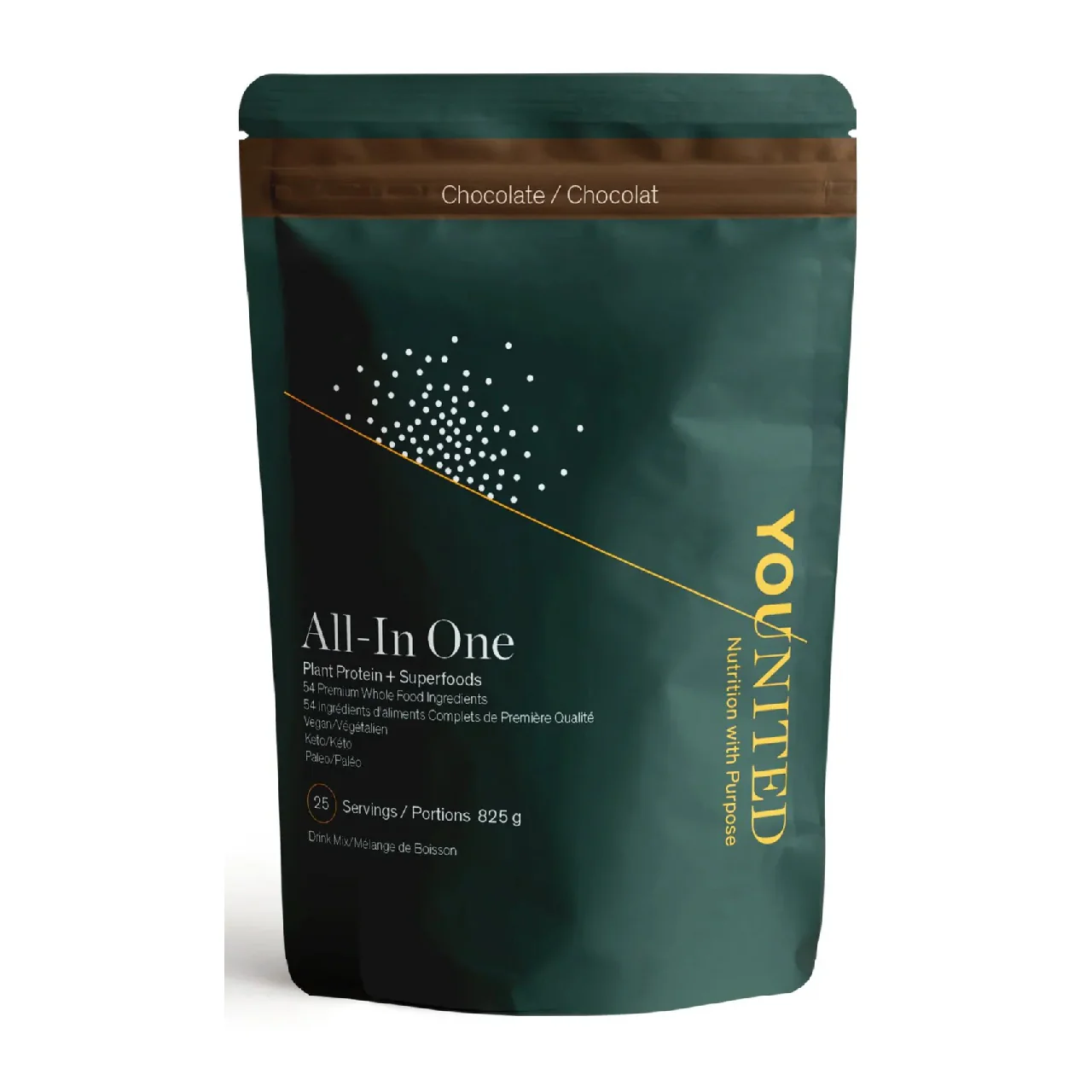 Younited - Organic All-In Superfood - Chocolate | 25 Servings 825 g