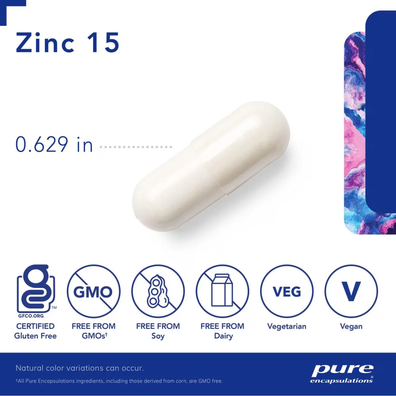 Pure Encapsulations - Zinc 15 | 180 Capsules  - Image 3
